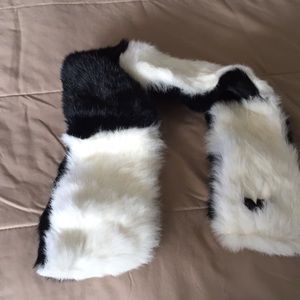 Armani fur scarf 100% real fur